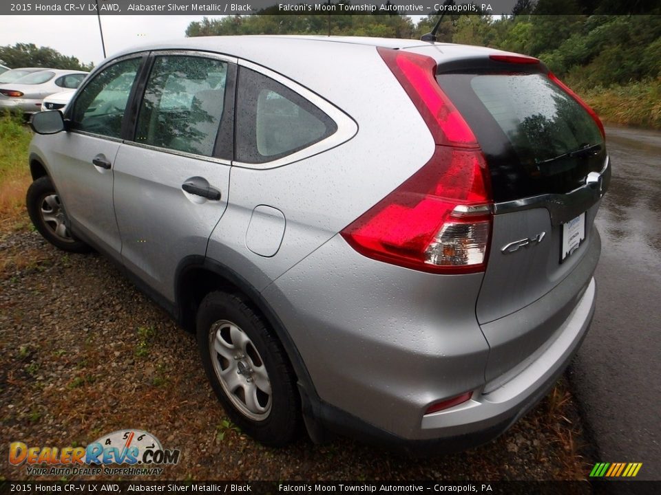 2015 Honda CR-V LX AWD Alabaster Silver Metallic / Black Photo #2