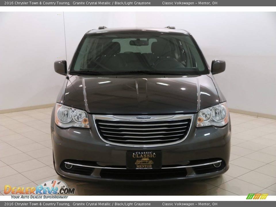 2016 Chrysler Town & Country Touring Granite Crystal Metallic / Black/Light Graystone Photo #2