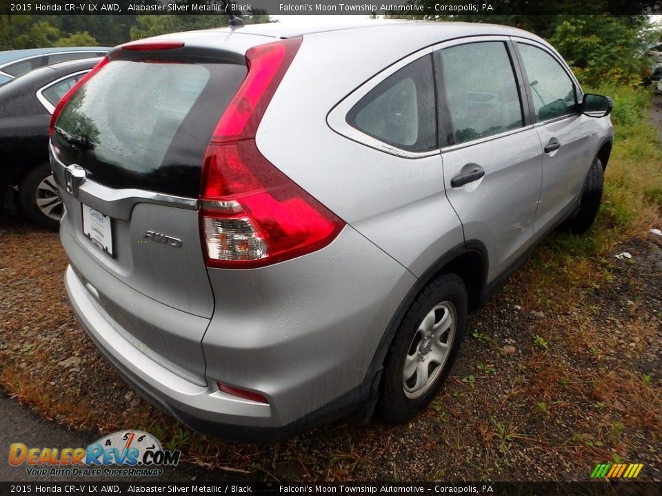 2015 Honda CR-V LX AWD Alabaster Silver Metallic / Black Photo #4