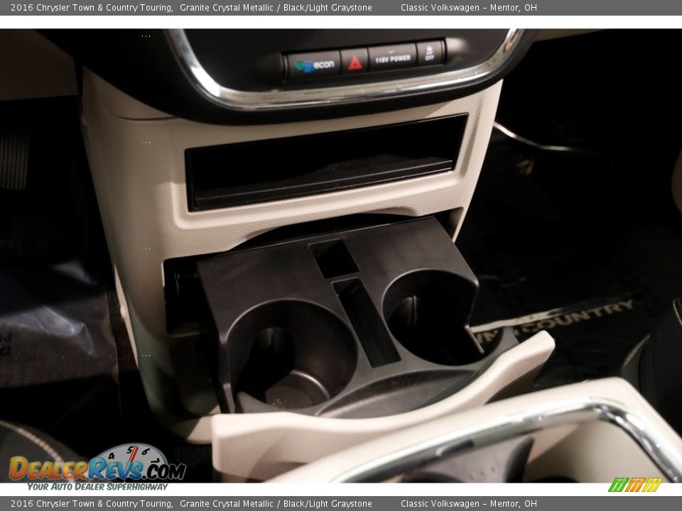 2016 Chrysler Town & Country Touring Granite Crystal Metallic / Black/Light Graystone Photo #14