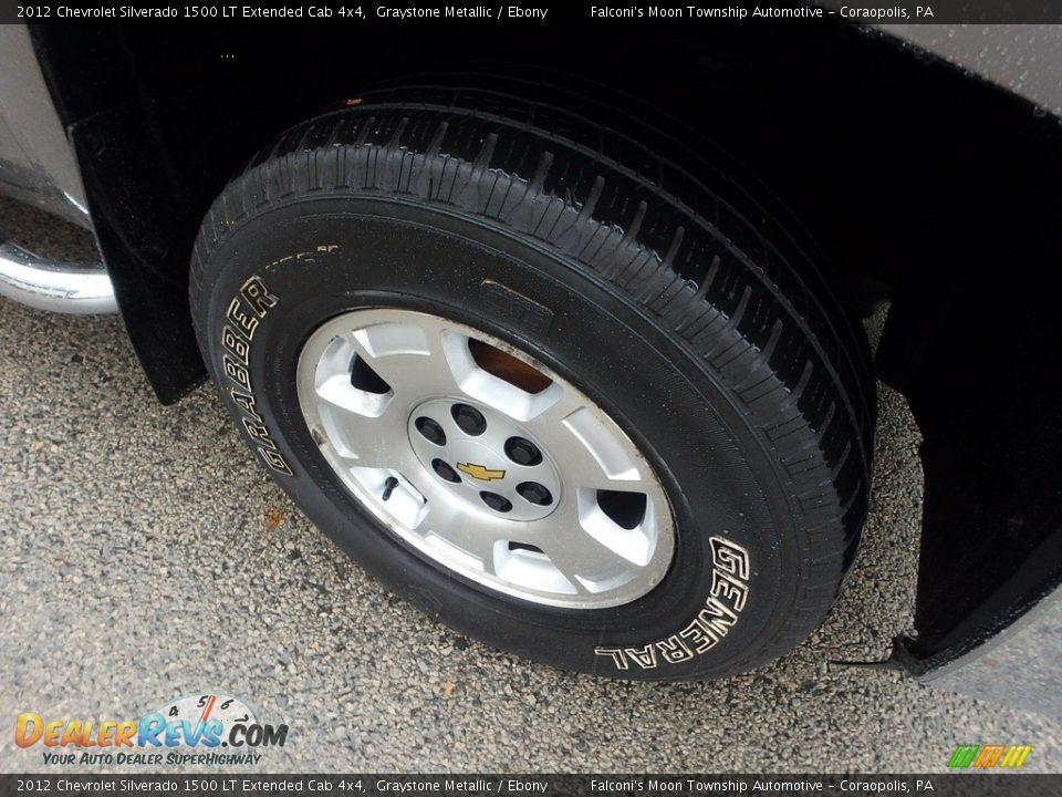 2012 Chevrolet Silverado 1500 LT Extended Cab 4x4 Graystone Metallic / Ebony Photo #9