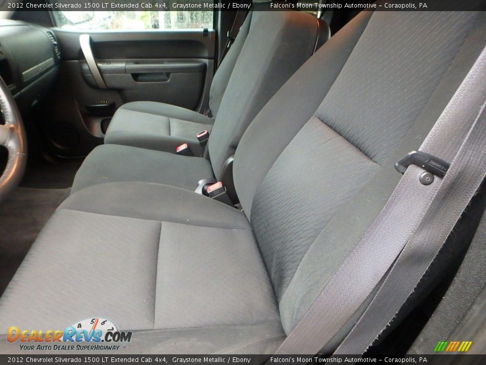 2012 Chevrolet Silverado 1500 LT Extended Cab 4x4 Graystone Metallic / Ebony Photo #15