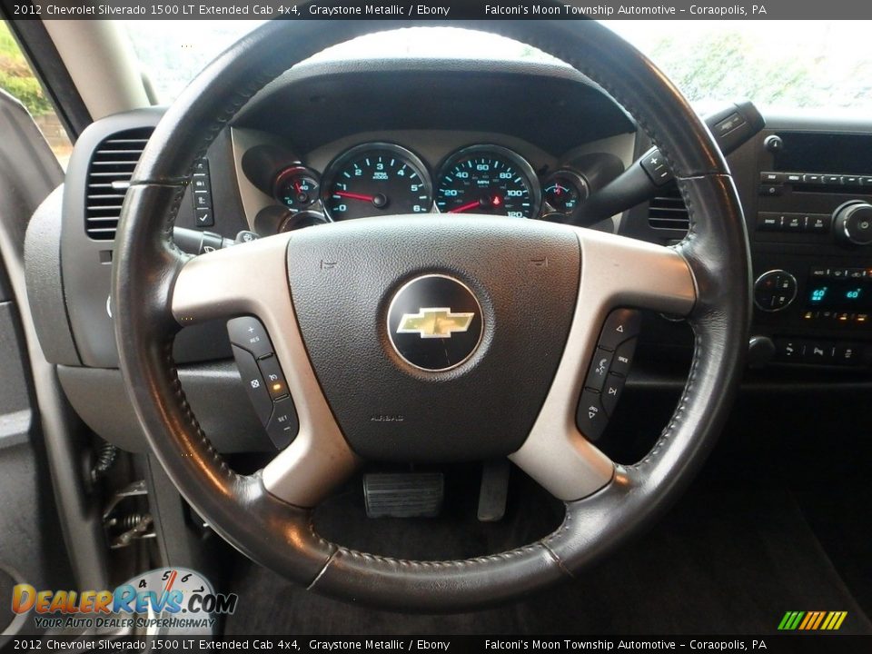 2012 Chevrolet Silverado 1500 LT Extended Cab 4x4 Graystone Metallic / Ebony Photo #21