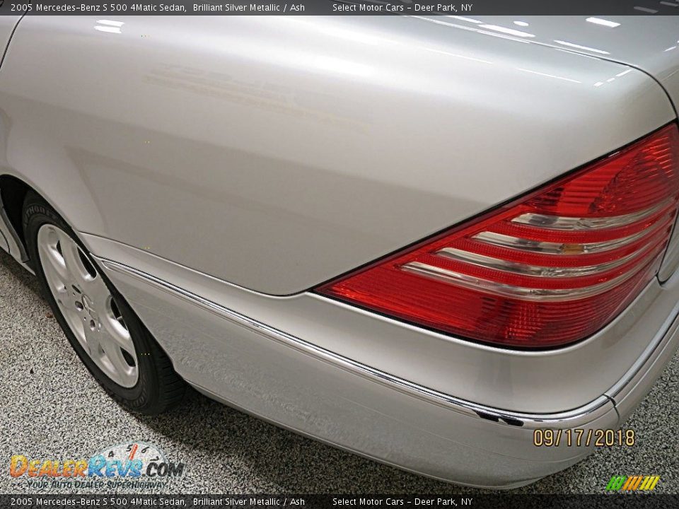 2005 Mercedes-Benz S 500 4Matic Sedan Brilliant Silver Metallic / Ash Photo #9
