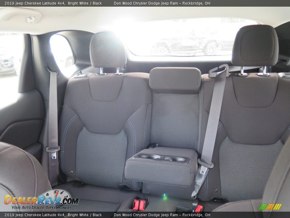 2019 Jeep Cherokee Latitude 4x4 Bright White / Black Photo #20