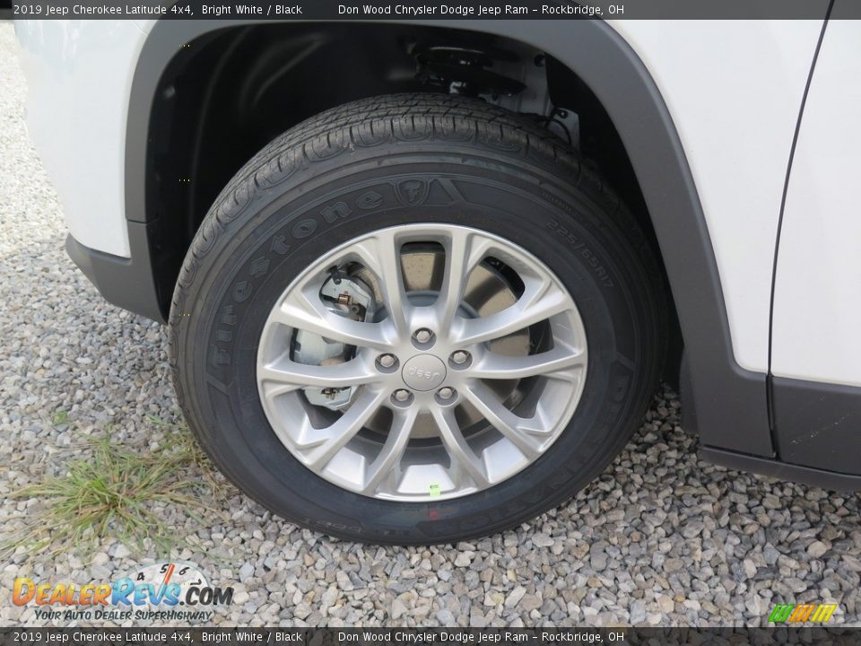 2019 Jeep Cherokee Latitude 4x4 Bright White / Black Photo #22
