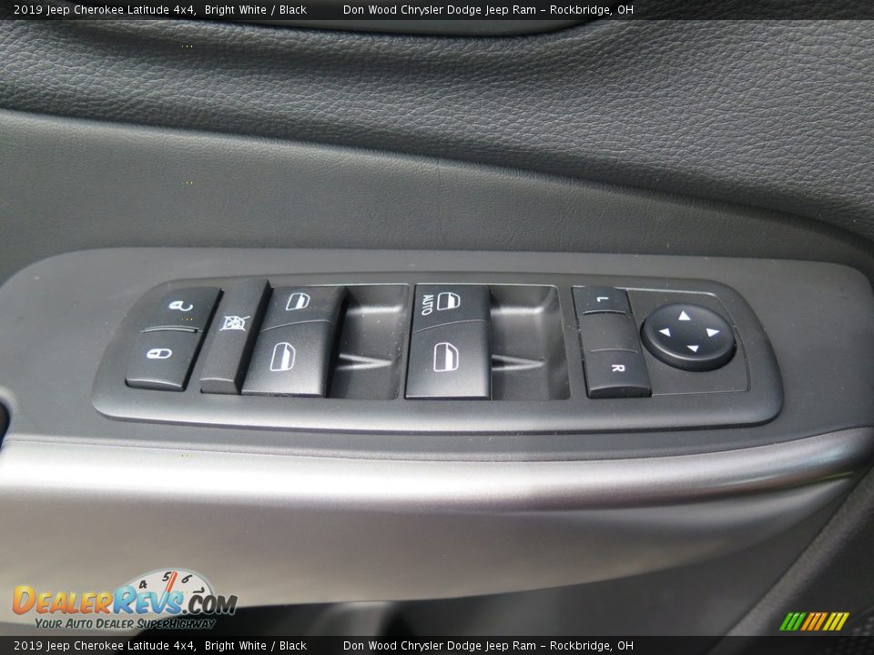 2019 Jeep Cherokee Latitude 4x4 Bright White / Black Photo #36