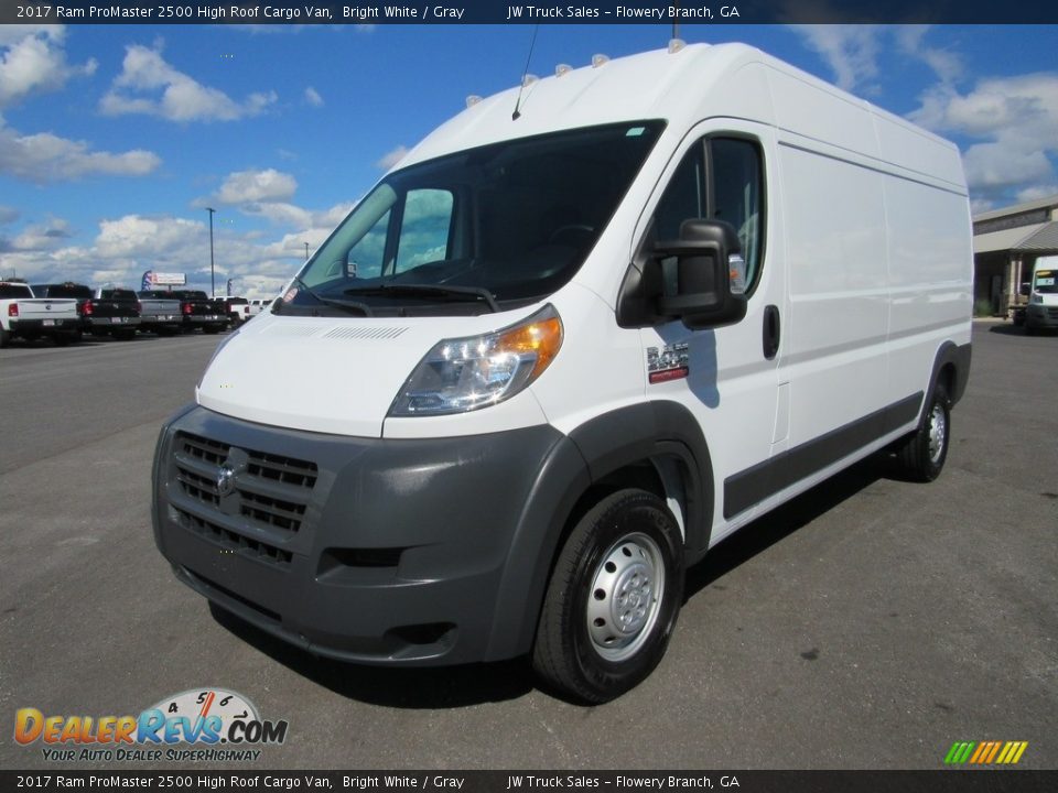 2017 Ram ProMaster 2500 High Roof Cargo Van Bright White / Gray Photo #1