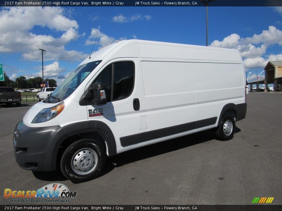 2017 Ram ProMaster 2500 High Roof Cargo Van Bright White / Gray Photo #2