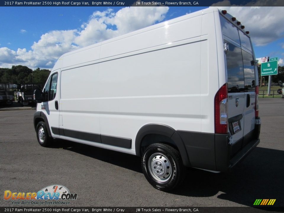 2017 Ram ProMaster 2500 High Roof Cargo Van Bright White / Gray Photo #4