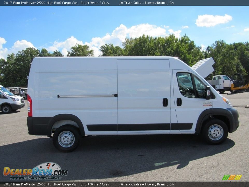 2017 Ram ProMaster 2500 High Roof Cargo Van Bright White / Gray Photo #7