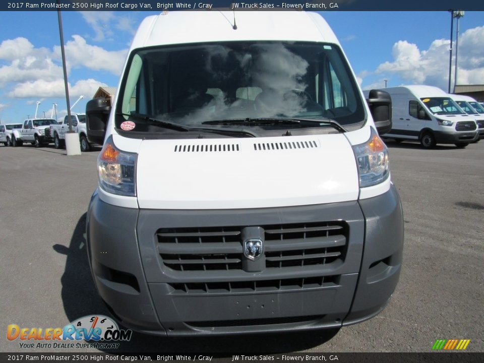 2017 Ram ProMaster 2500 High Roof Cargo Van Bright White / Gray Photo #9