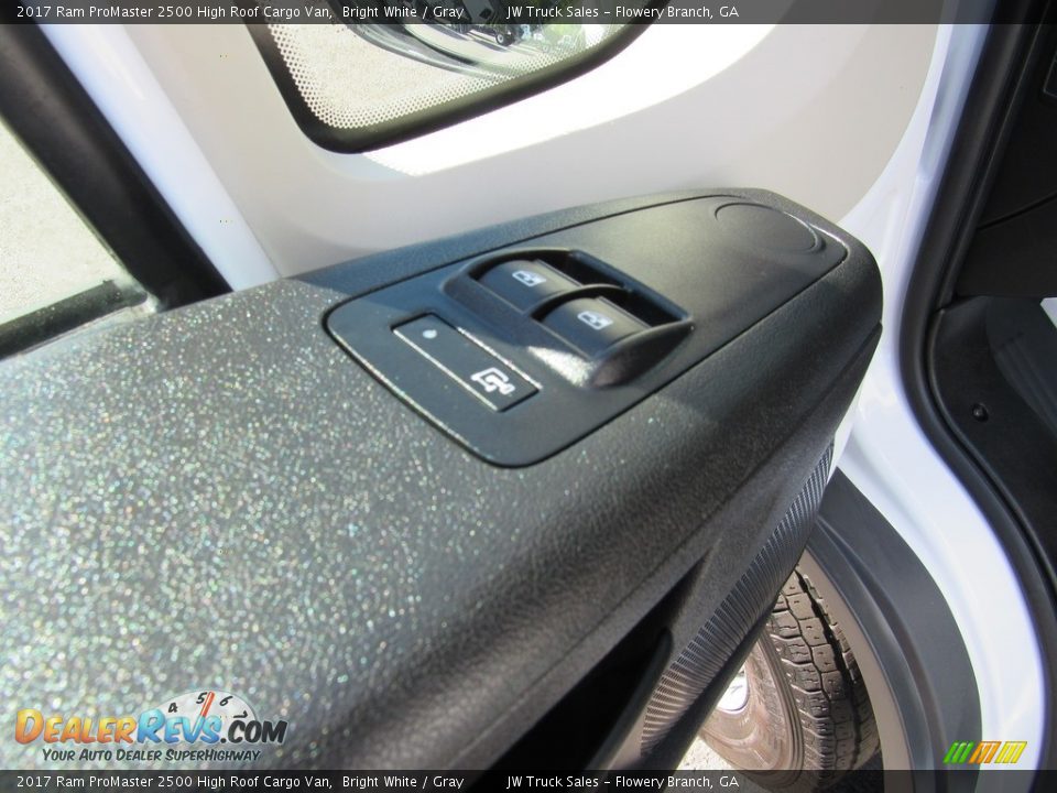 2017 Ram ProMaster 2500 High Roof Cargo Van Bright White / Gray Photo #12