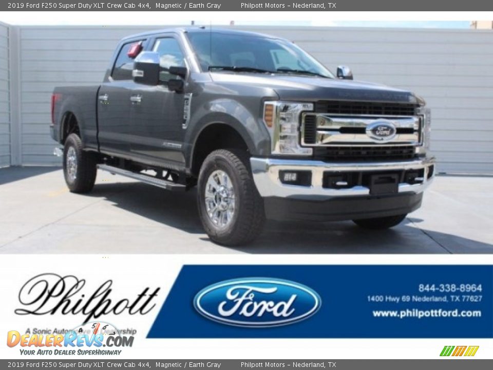 2019 Ford F250 Super Duty XLT Crew Cab 4x4 Magnetic / Earth Gray Photo #1