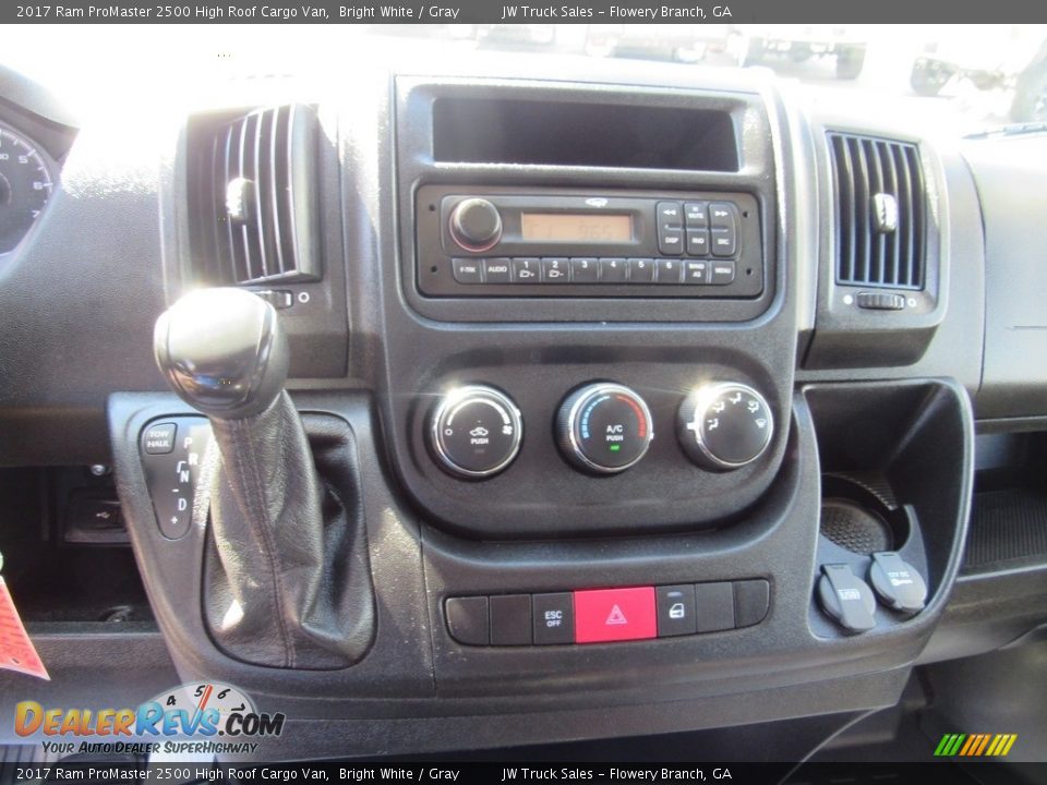 2017 Ram ProMaster 2500 High Roof Cargo Van Bright White / Gray Photo #16