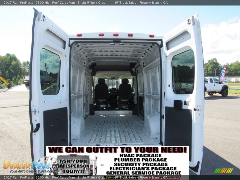 2017 Ram ProMaster 2500 High Roof Cargo Van Bright White / Gray Photo #19