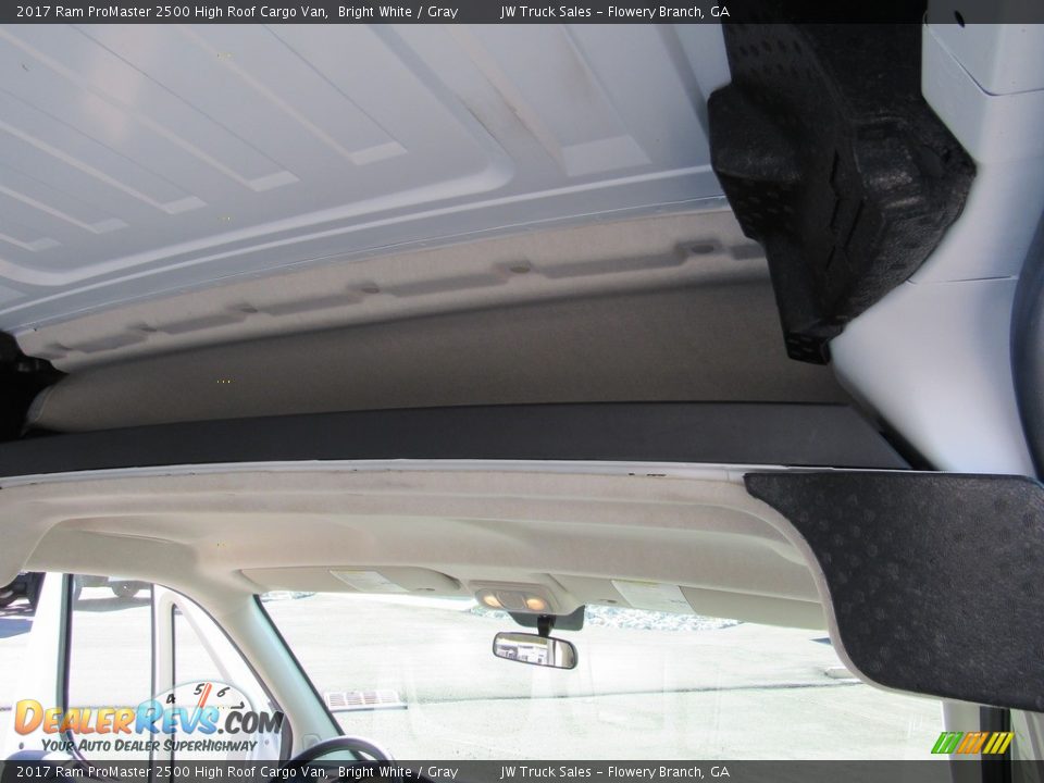 2017 Ram ProMaster 2500 High Roof Cargo Van Bright White / Gray Photo #25