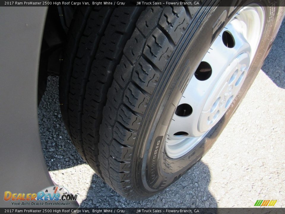 2017 Ram ProMaster 2500 High Roof Cargo Van Bright White / Gray Photo #33