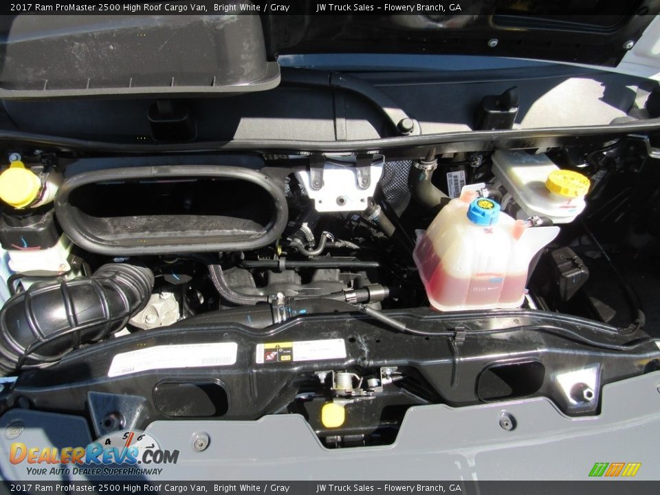 2017 Ram ProMaster 2500 High Roof Cargo Van Bright White / Gray Photo #34