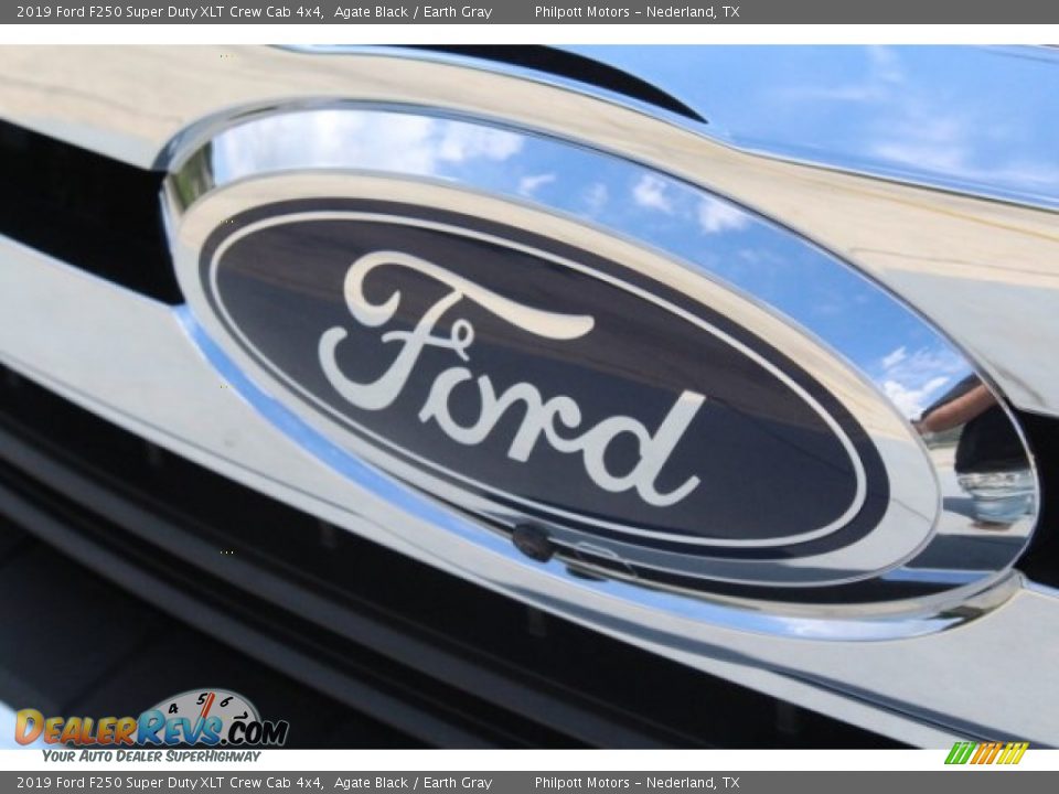 2019 Ford F250 Super Duty XLT Crew Cab 4x4 Agate Black / Earth Gray Photo #4