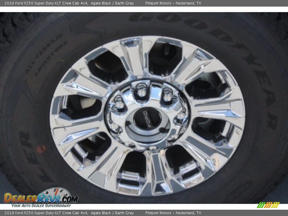 2019 Ford F250 Super Duty XLT Crew Cab 4x4 Agate Black / Earth Gray Photo #5