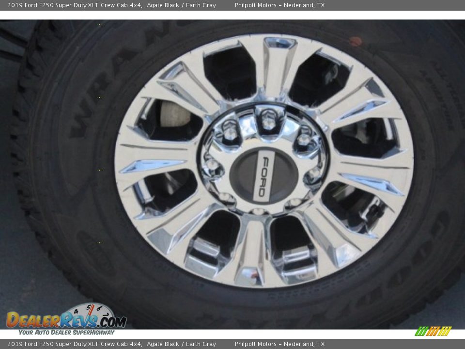 2019 Ford F250 Super Duty XLT Crew Cab 4x4 Agate Black / Earth Gray Photo #6
