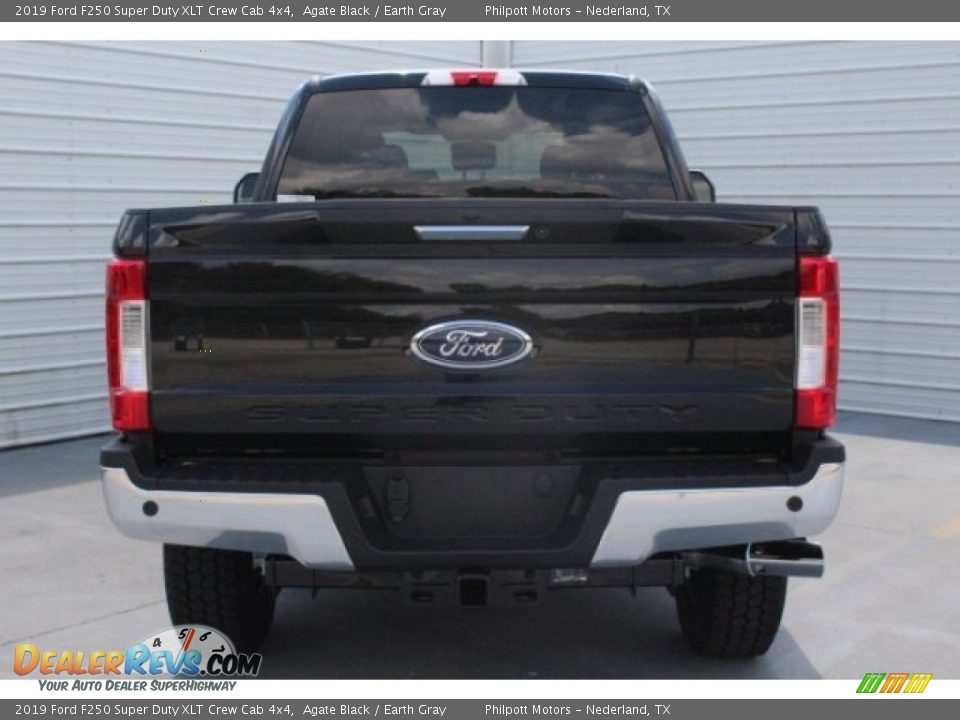 2019 Ford F250 Super Duty XLT Crew Cab 4x4 Agate Black / Earth Gray Photo #8