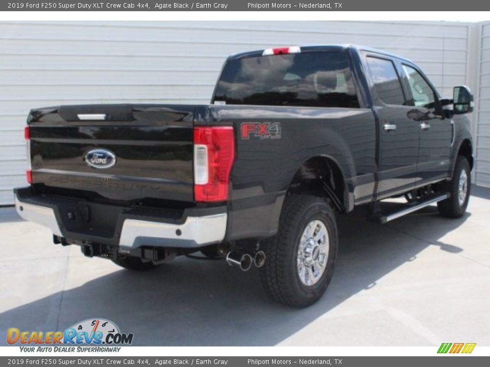 2019 Ford F250 Super Duty XLT Crew Cab 4x4 Agate Black / Earth Gray Photo #9