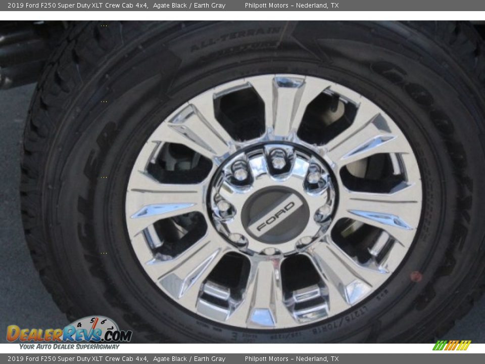 2019 Ford F250 Super Duty XLT Crew Cab 4x4 Agate Black / Earth Gray Photo #10