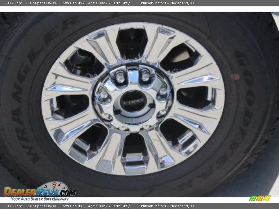 2019 Ford F250 Super Duty XLT Crew Cab 4x4 Agate Black / Earth Gray Photo #11