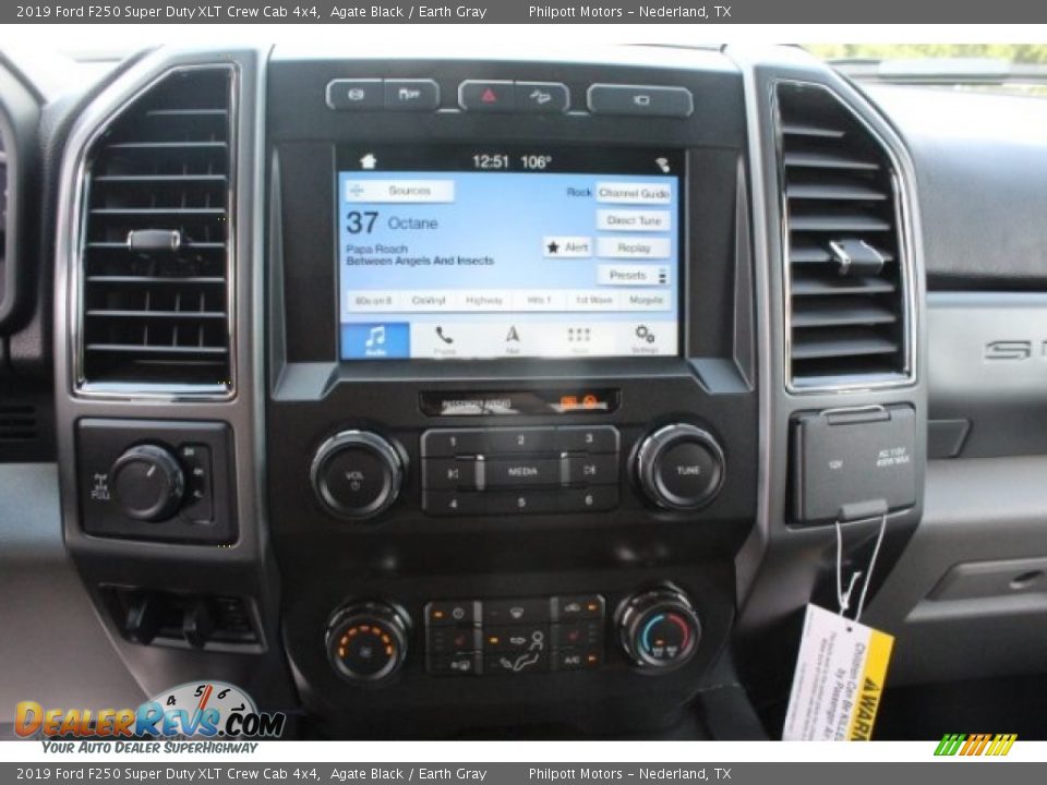 2019 Ford F250 Super Duty XLT Crew Cab 4x4 Agate Black / Earth Gray Photo #17