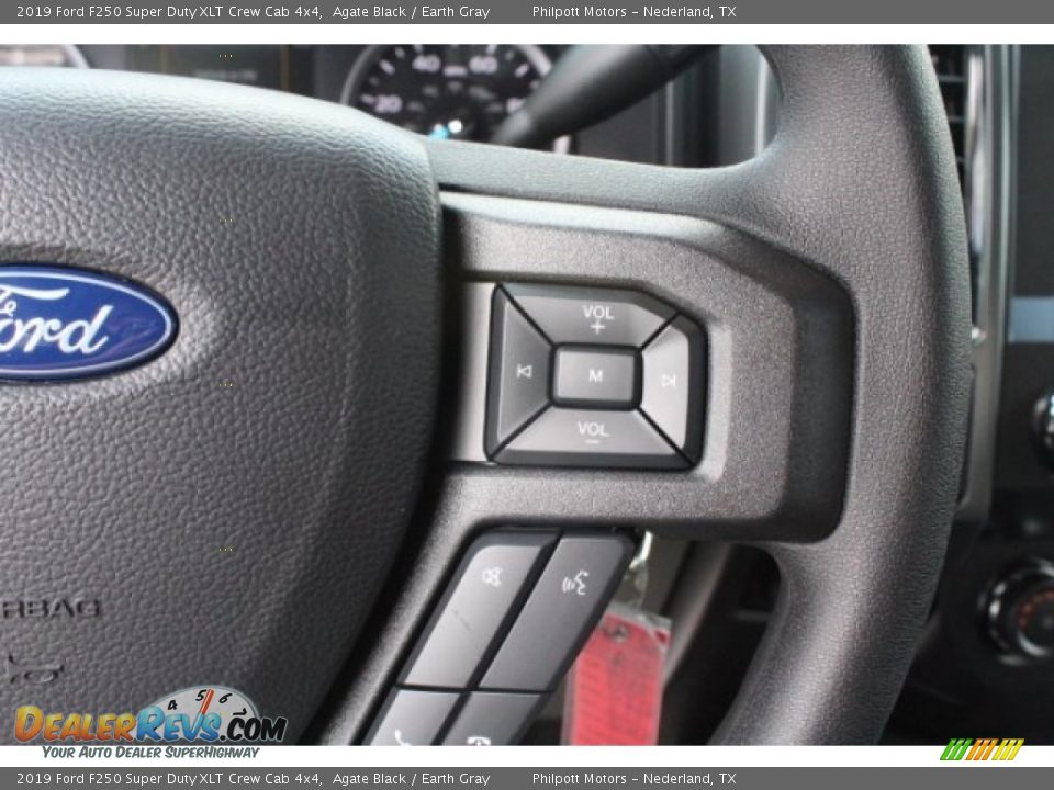2019 Ford F250 Super Duty XLT Crew Cab 4x4 Agate Black / Earth Gray Photo #19