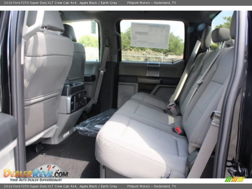 2019 Ford F250 Super Duty XLT Crew Cab 4x4 Agate Black / Earth Gray Photo #23