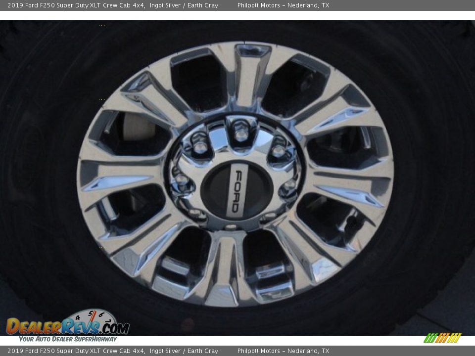 2019 Ford F250 Super Duty XLT Crew Cab 4x4 Ingot Silver / Earth Gray Photo #6