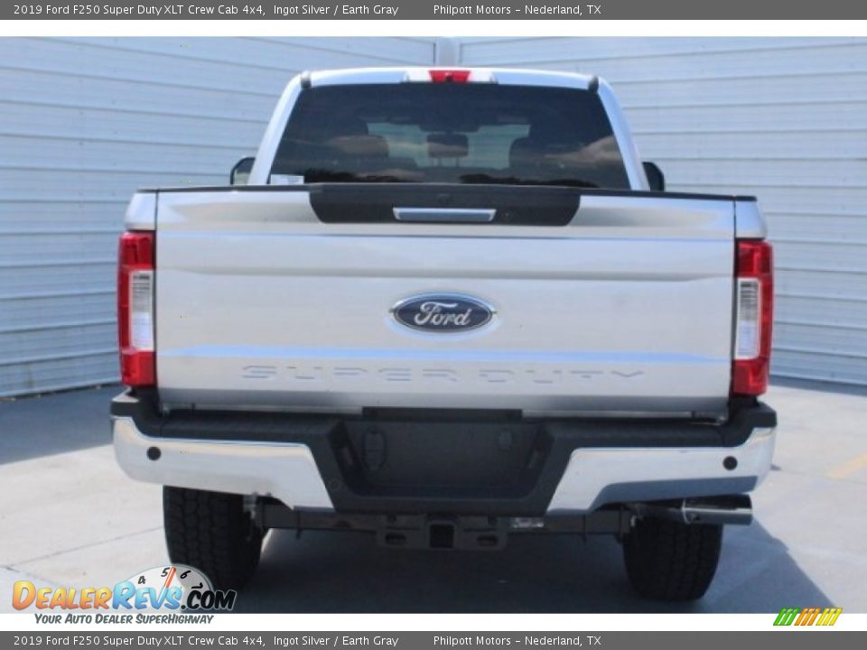2019 Ford F250 Super Duty XLT Crew Cab 4x4 Ingot Silver / Earth Gray Photo #8