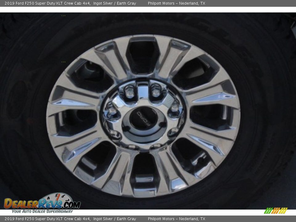 2019 Ford F250 Super Duty XLT Crew Cab 4x4 Ingot Silver / Earth Gray Photo #11
