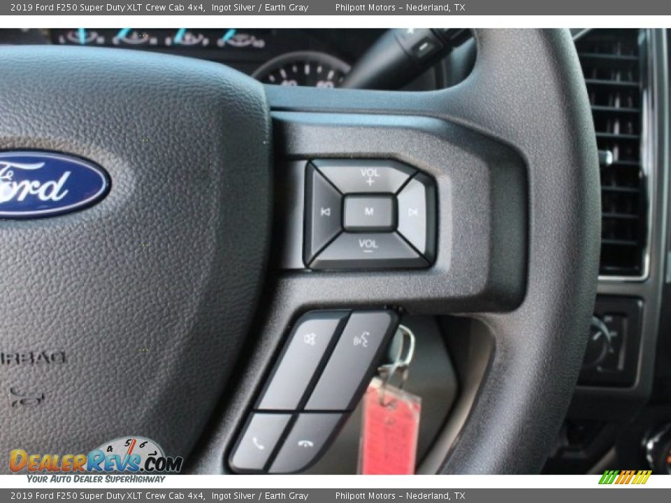 2019 Ford F250 Super Duty XLT Crew Cab 4x4 Ingot Silver / Earth Gray Photo #19