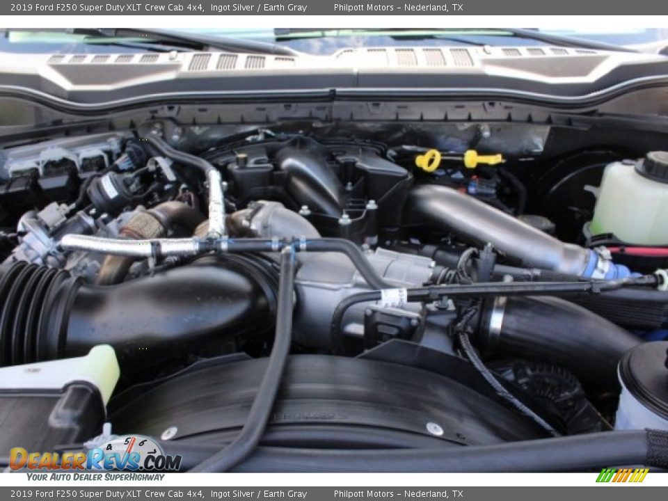 2019 Ford F250 Super Duty XLT Crew Cab 4x4 Ingot Silver / Earth Gray Photo #32