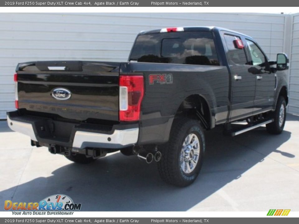 2019 Ford F250 Super Duty XLT Crew Cab 4x4 Agate Black / Earth Gray Photo #9