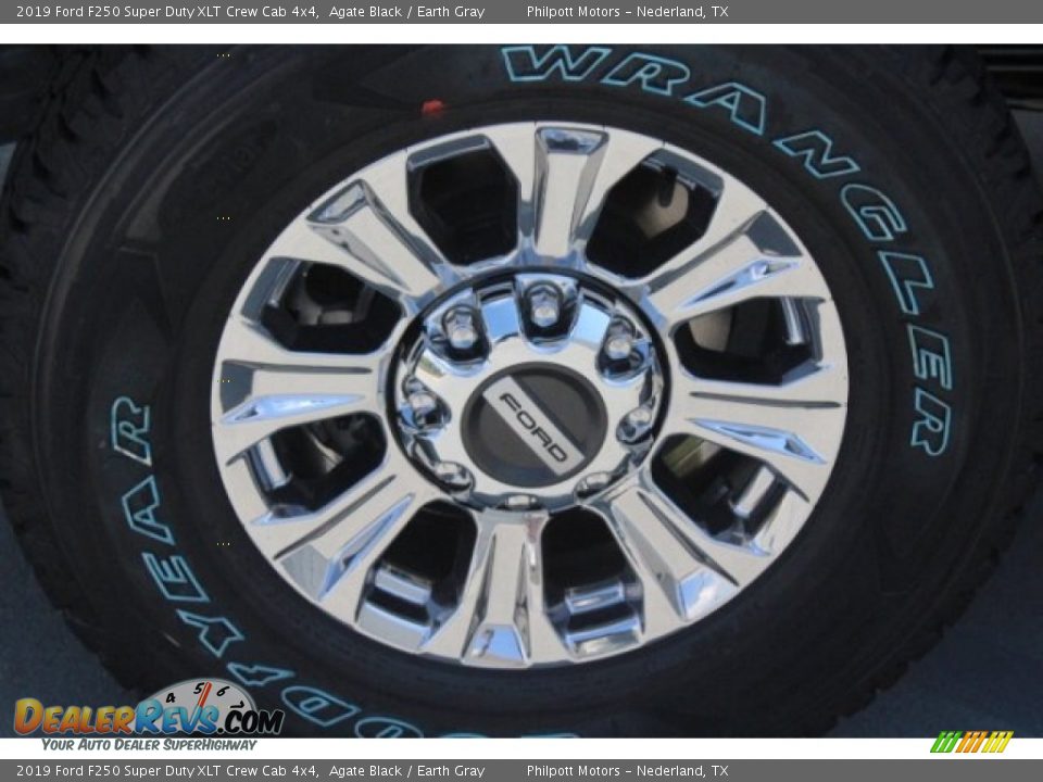 2019 Ford F250 Super Duty XLT Crew Cab 4x4 Agate Black / Earth Gray Photo #10