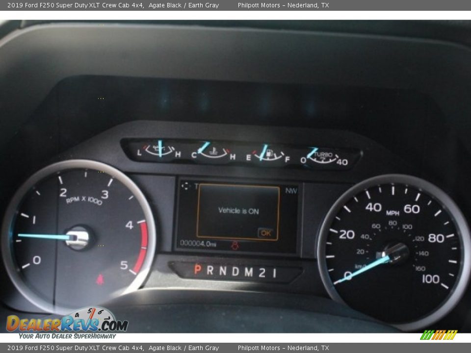 2019 Ford F250 Super Duty XLT Crew Cab 4x4 Agate Black / Earth Gray Photo #20