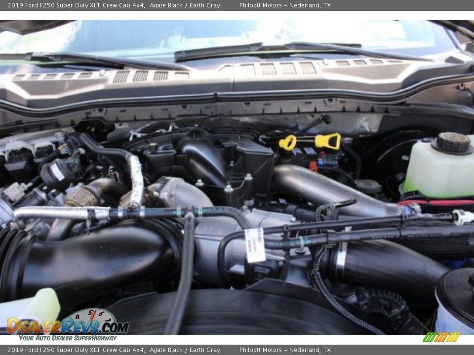2019 Ford F250 Super Duty XLT Crew Cab 4x4 Agate Black / Earth Gray Photo #32
