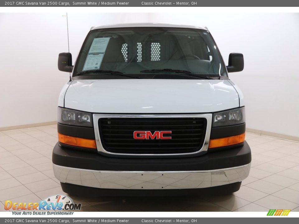 2017 GMC Savana Van 2500 Cargo Summit White / Medium Pewter Photo #2