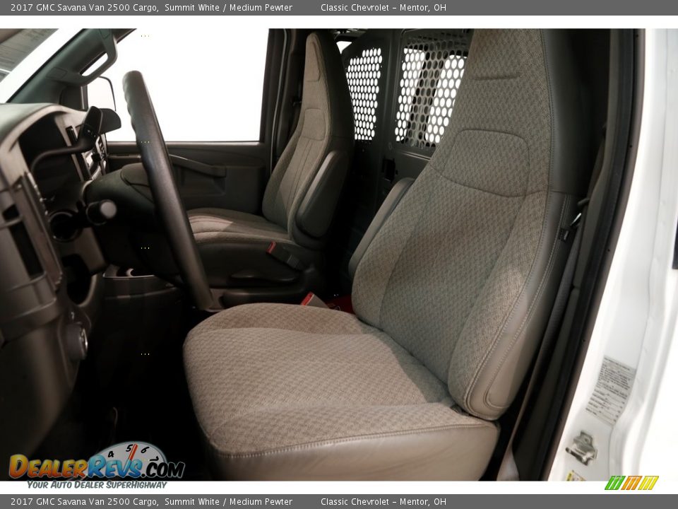 2017 GMC Savana Van 2500 Cargo Summit White / Medium Pewter Photo #5