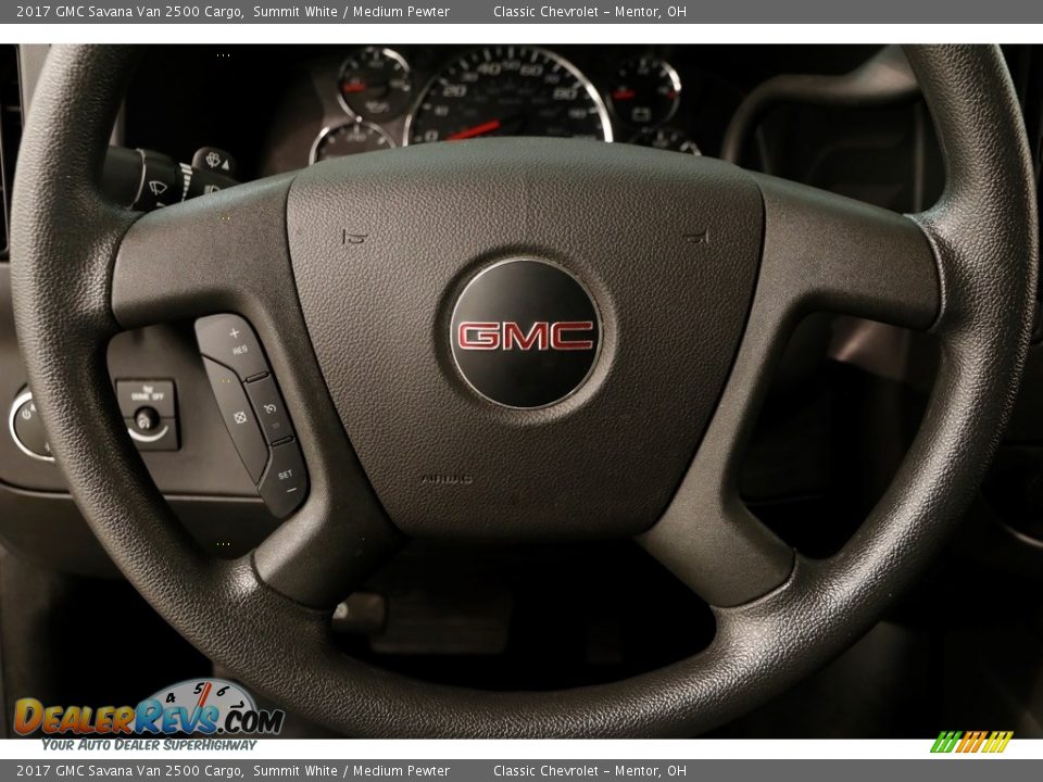 2017 GMC Savana Van 2500 Cargo Summit White / Medium Pewter Photo #6
