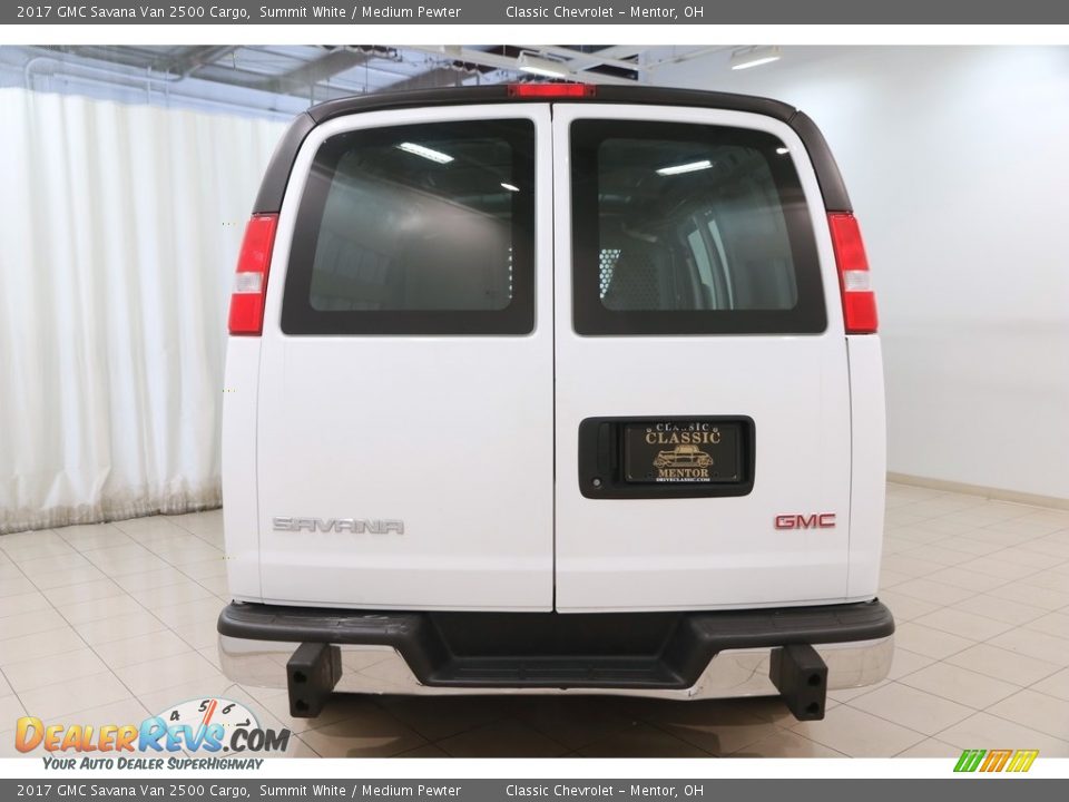 2017 GMC Savana Van 2500 Cargo Summit White / Medium Pewter Photo #14
