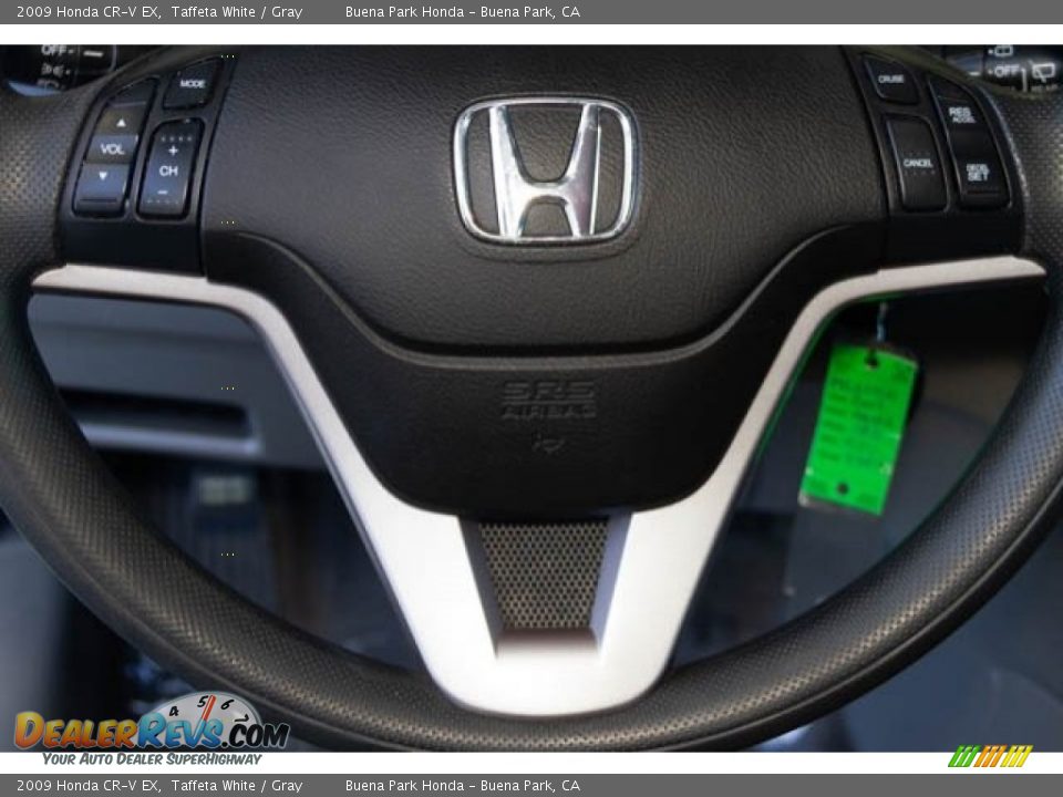 2009 Honda CR-V EX Taffeta White / Gray Photo #12