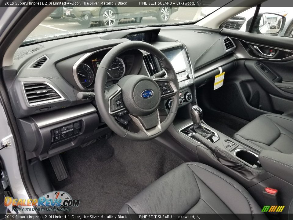 Black Interior - 2019 Subaru Impreza 2.0i Limited 4-Door Photo #6