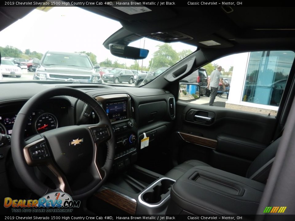 2019 Chevrolet Silverado 1500 High Country Crew Cab 4WD Havana Brown Metallic / Jet Black Photo #6