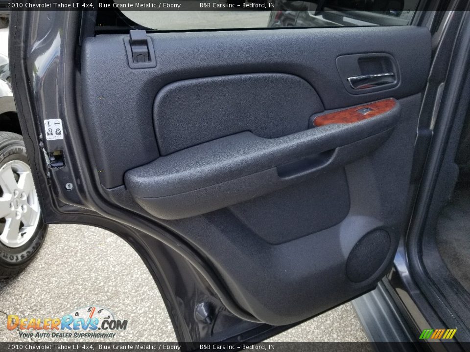 2010 Chevrolet Tahoe LT 4x4 Blue Granite Metallic / Ebony Photo #16